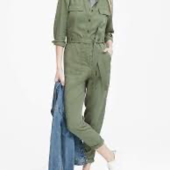 Banana Republic Pants - Banana Republic Flight Jumpsuit Size Large